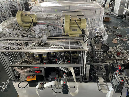 가동하기 쉬운 작은 종이 컵 제조 기계 90-100pcs/Min 9kw 일회용 종이 커피 컵을 만들기 위해