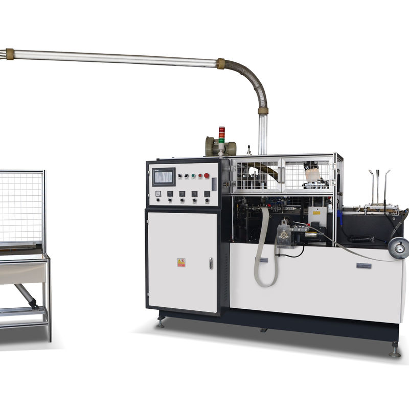 중속 자동 일회용 종이 컵 제조 기계 외부 크기 2130mm * 1350mm * 1900mm 및 220V / 380V 전압