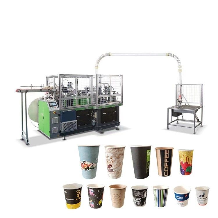 초고속 종이 컵 폼링 기계 120-150pcs/Min 소기업용 외부 크기 2340mm*1435mm*1800mm 전압 380V 50HZ